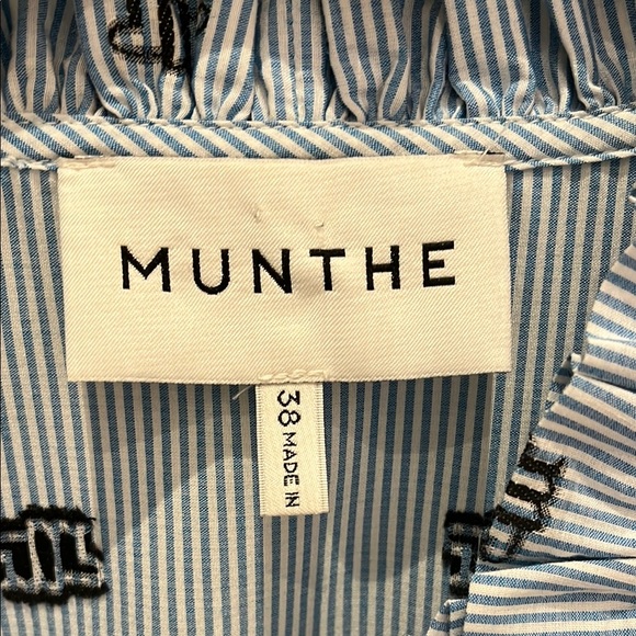 Munthe Blue Ruffled Dress - Picture 3 of 8